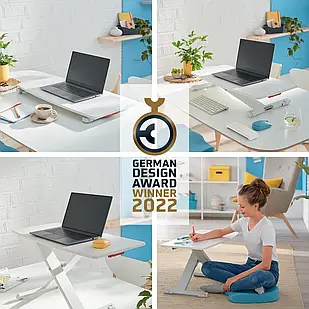Підставка для ноутбуків LEITZ ERGO Cosy s výsuvnou zásuvkou