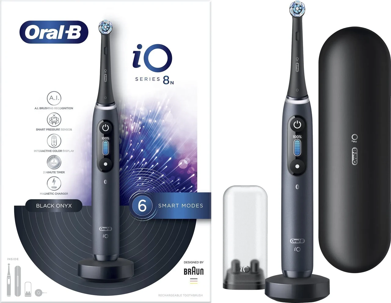 Електрична зубна щітка Oral-B iO 8 Black