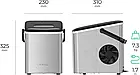 Льодогенератор Siguro Ice Touch IM210, Stainless-steel, фото 6