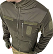 Тактична тепла фліска ЗСУ армейська військова флісова кофта військовим із липучками, фото 10
