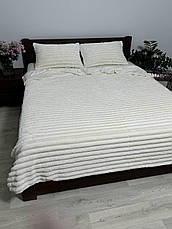 Велюрова постільна білизна Євро розмір, фото 2
