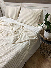 Велюрова постільна білизна Євро розмір, фото 4
