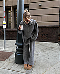 Об'ємний в'язаний костюм для холодних днів, фото 2