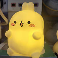 Світлодіодний маленький нічник, милий світильник Зайка