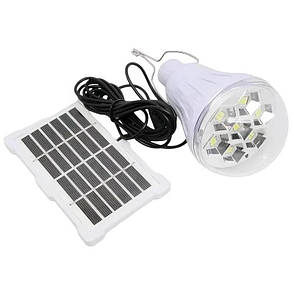 Акумуляторна лампа CClamp CL508 LED сонячна панель 2 режими роботи 10 Вт, фото 4