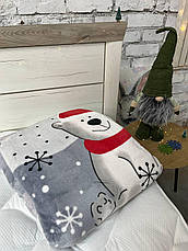 Плед новорічний Півтораспальний, фото 2