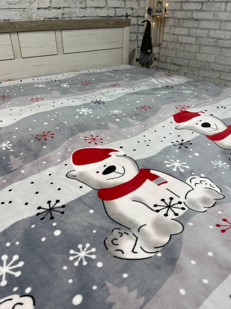 Плед новорічний Євро