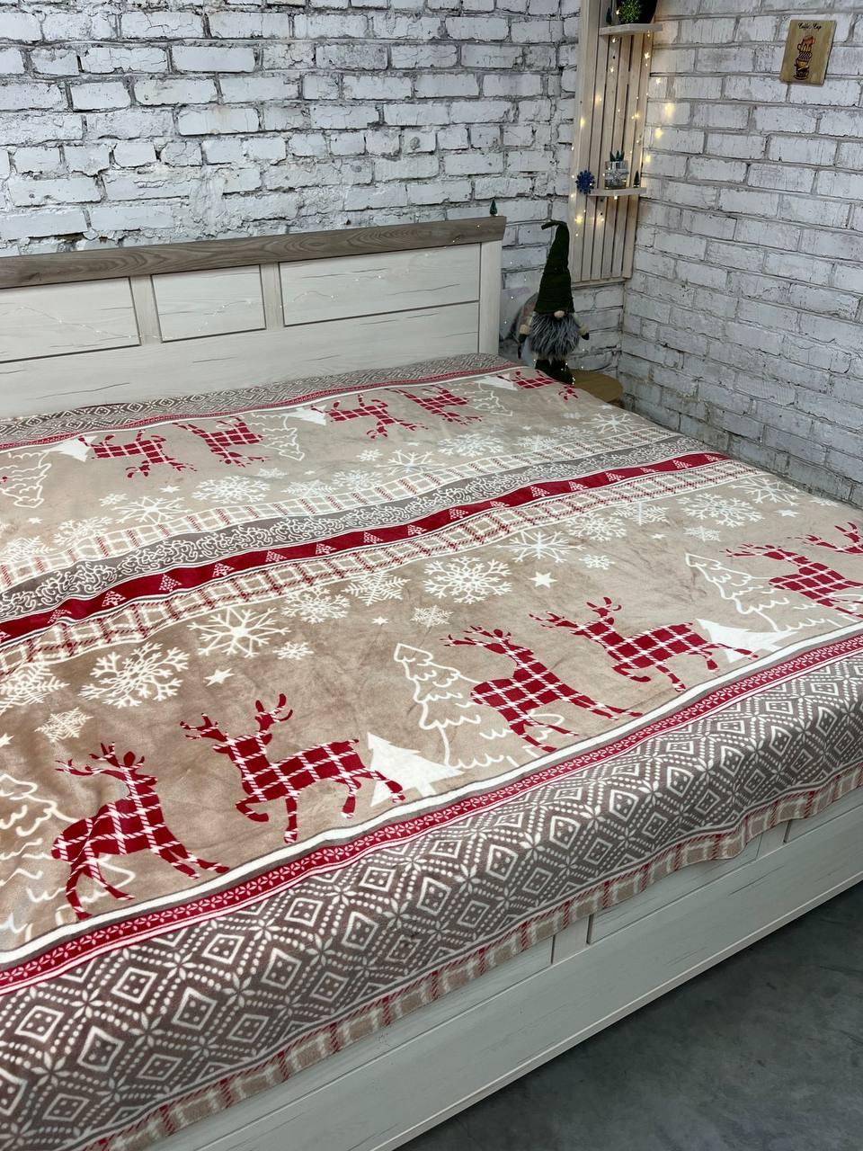 Плед новорічний Півтораспальний