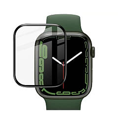Захисне скло (плівка) Apple Watch 1, Watch 2, Watch 3 38 мм (чорне Glass)