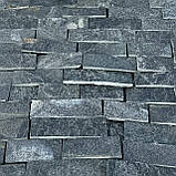 Фасадна плитка із сланцю "Смарагд" для цоколя, фасаду, облицювання будинку, фото 2