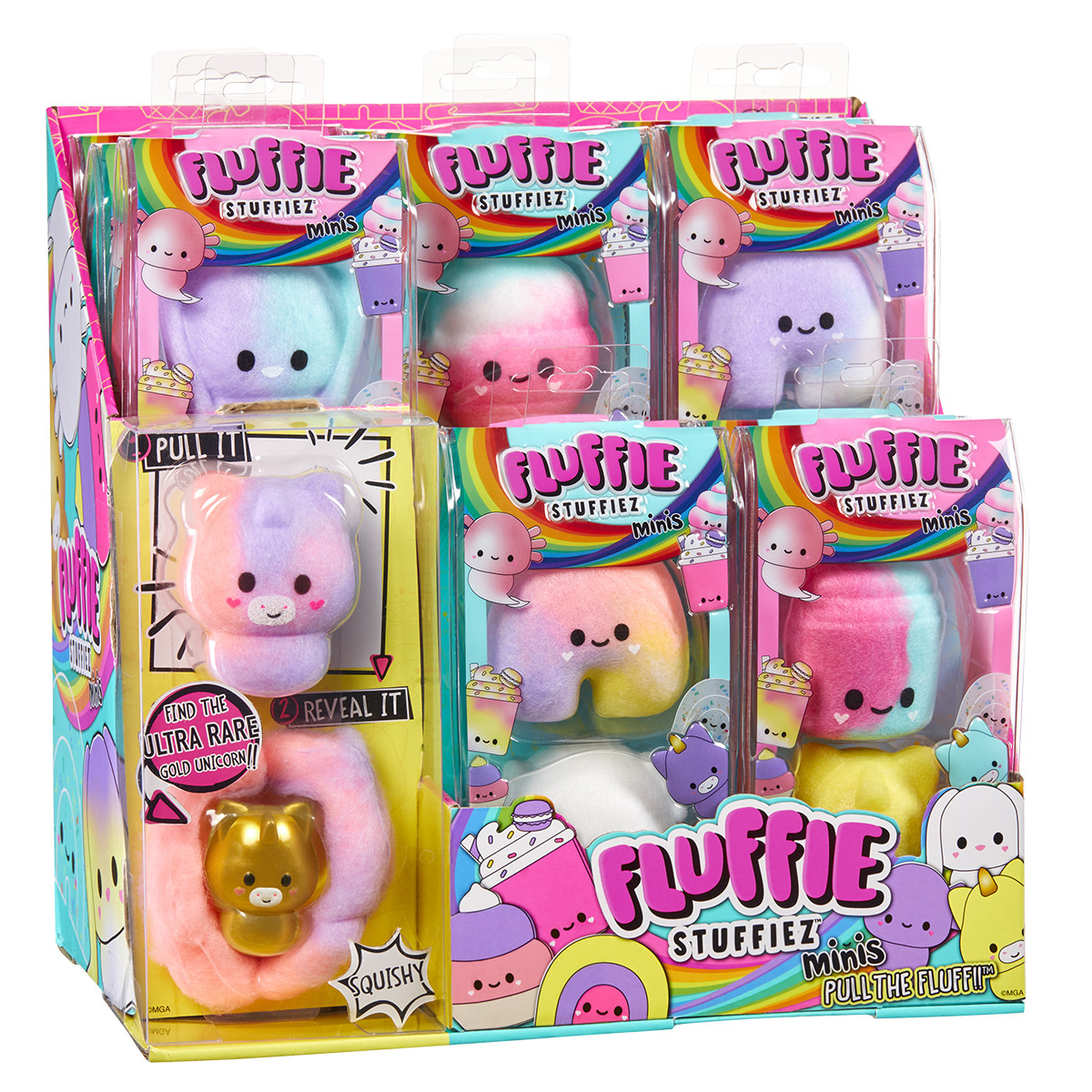 М’яка іграшка-антистрес Fluffie Stuffiez Bunny & Rainbow Minis серії Minis 511885