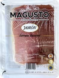 Хамон нарізка Magusto Jamon Reserva Locheando 200 гр 12 шт ящ, фото 1