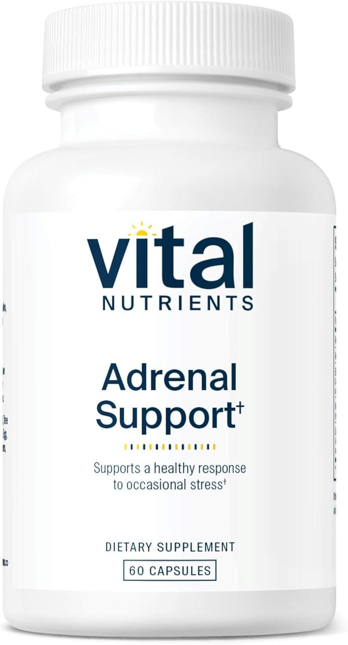 Vital Nutrients Adrenal Support / Підтримка надниркових залоз та реакції на стрес 60 капсул