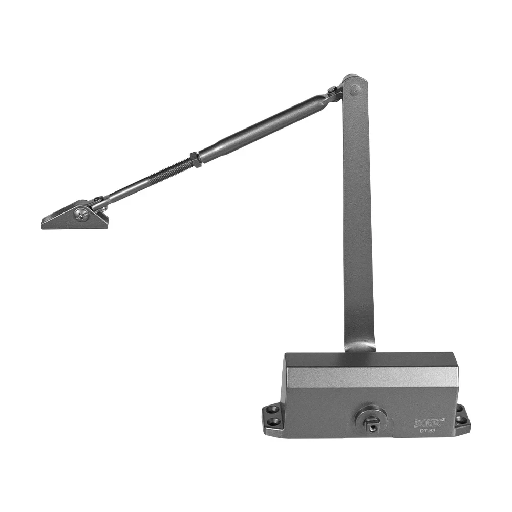 Дверний довідник Dortec DT-63 Graphite (45-65 кг) зі складаним важелем, фото 1