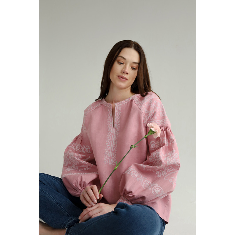 Заготовка жіночої блузки БОХО "Святкова" (ЖЕ008лПнннн_019_047), фото 1