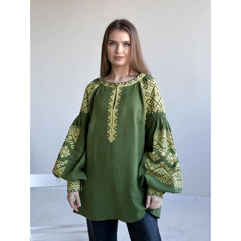 Заготовка жіночої блузки БОХО "Намисто" (ЖЕ003лТнннн_265_198), фото 1