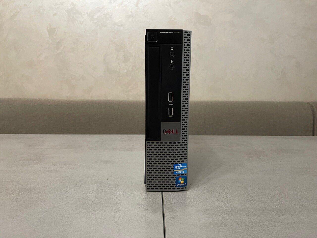 Б/в Комп'ютер Dell Optiplex 7010 USFF| Core i5-3550S| 8 GB RAM| 128 GB SSD| HD 2500