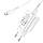 Мережевий зарядний пристрій HOCO N22 Jetta PD25W charger set(Type-C to Type-C)(EU) White, фото 7