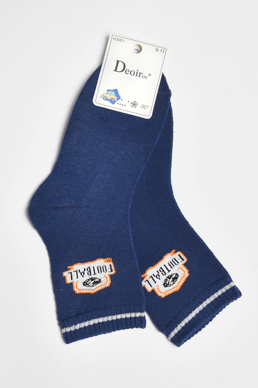 Шкарпетки дитячі для хлопчика темно-синього кольору 189499T Безкоштовна доставка, фото 1