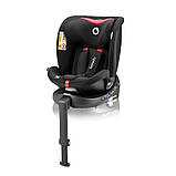 Дитяче автокрісло Lionelo NAVY I-size BLACK RED, фото 2