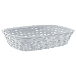 Хлібний кошик під ротанг сірий