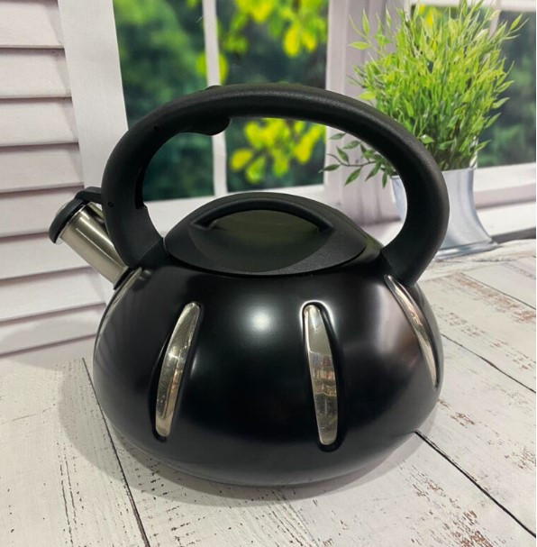 Чайник Benson BN-730 з неіржавкої сталі зі свистком 3 л, фото 1