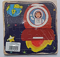 Дерев'яні пазли C 64980 “Спецтехніка” Ракета