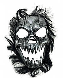 Маска на хелловін  "Тиква" срібло