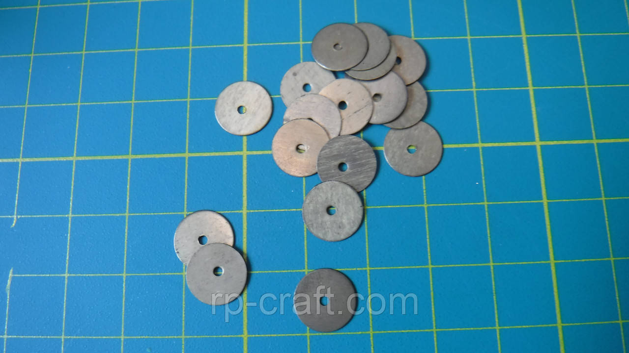 Металеве коло, латунний колір, 10 мм, фото 1