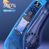 Новий вентилятор F58+ No Blade Neck з великою потужністю вітру, безшумний, стильний, з тривалим терміном служби, побутова техніка, фото 3