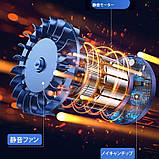 Новий вентилятор F58+ No Blade Neck з великою потужністю вітру, безшумний, стильний, з тривалим терміном служби, побутова техніка, фото 9