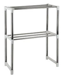 Полиця-органайзер для мікрохвильовки Multi Function Telescopic Framework 85x60x25 см, 7953617 — 782
