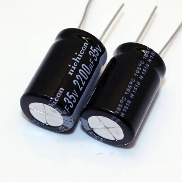 Конденсатор Nichicon 2200uF 35V 2200мкФ 35В 16 X 30mm