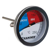 Термометр для барбекю, гриля, коптильні Kaminer PK006, 0 ° С до +250 ° С, 5 x 7.5 см (1881)