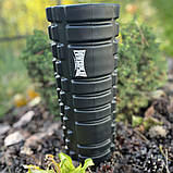 Масажний ролик PowerPlay PP_4025, EVA-піна, чорний, 33×14 см - для йоги, фітнесу, реабілітації, фото 5