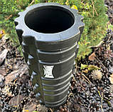 Масажний ролик PowerPlay PP_4025, EVA-піна, чорний, 33×14 см - для йоги, фітнесу, реабілітації, фото 6