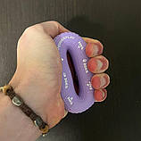 Еспандер кистьовий PowerPlay PP-4331, силіконовий, 20-25-30 кг, Фиолетовый - для зміцнення хвата і передпліччя, фото 2