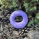 Еспандер кистьовий PowerPlay PP-4331, силіконовий, 20-25-30 кг, Фиолетовый - для зміцнення хвата і передпліччя, фото 7