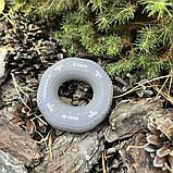 Еспандер кистьовий PowerPlay PP-4331, силіконовий, 30-35-40 кг, Сірий - для зміцнення хвата і передпліччя, фото 6