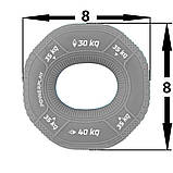 Еспандер кистьовий PowerPlay PP-4331, силіконовий, 30-35-40 кг, Сірий - для зміцнення хвата і передпліччя, фото 10