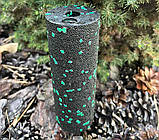 Масажний ролик PowerPlay PP_4346, гладкий, EPP-піна, зелений, 15×5,3 см - для йоги, фітнесу, реабілітації, фото 3