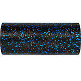 Масажний ролик PowerPlay PP_4347, гладкий, EPP-піна, синій, 33×14 см - для йоги, фітнесу, реабілітації, фото 2