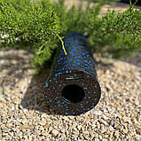 Масажний ролик PowerPlay PP_4347, гладкий, EPP-піна, синій, 33×14 см - для йоги, фітнесу, реабілітації, фото 3