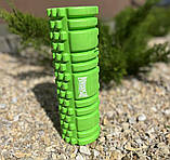 Масажний ролик PowerPlay PP_4342, EVA-піна, зелений, 30×10 см - для йоги, фітнесу, реабілітації, фото 6