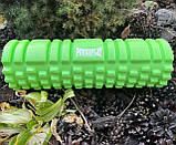 Масажний ролик PowerPlay PP_4342, EVA-піна, зелений, 30×10 см - для йоги, фітнесу, реабілітації, фото 9