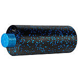 Масажний набір PowerPlay PP_4015 EPP Foam Roller Set 4in1 (2-ва роли + 2-ва м'ячі) Чорно-синій, фото 5