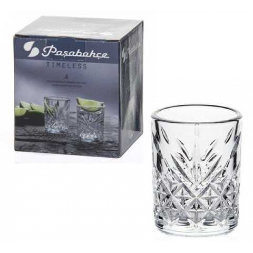 Набір стопок 4 шт Pasabahce Timeless 60 мл 52780
