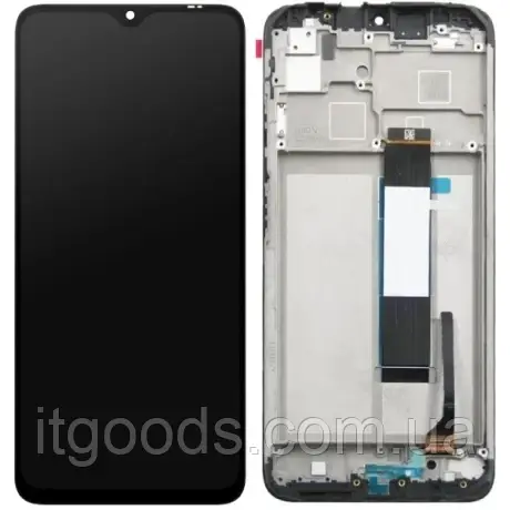 Оригінальний дисплей (модуль) + тачскрін (сенсор) з рамкою для Xiaomi Poco M3, M2010J19CG, M2010J19CI, Original (PRC)