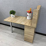 Стіл манікюрний складний з полицею для лаків V420, фото 3