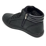 Чоботи чоловічі чорні на вовні зі шнурівкою та замком МАКСУС ХИМАРС розмір 40, фото 5